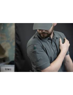 POLO VIPER NEGRO MANGA CORTA