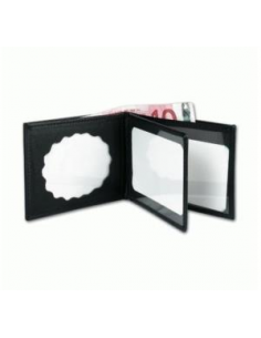 CARTERA PORTA PLACA CUERO...