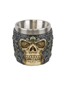 VASO DECORACIÓN CALAVERA 6 CM.