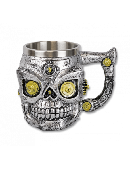 JARRA DECORACION CALAVERA MECANIZADA 12 CM