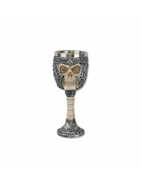 COPA DECORACION CALAVERA 19CM