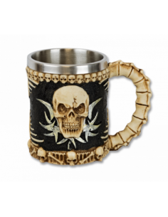 JARRA DECORACION HUESOS 12CM