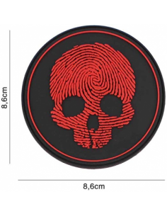 PARCHE PVC 3D CALAVERA...