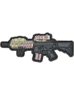 PARCHE ARMA PVC 3D M4