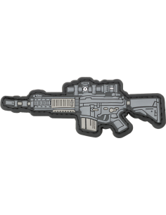 PARCHE ARMA PVC 3D M16