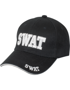 GORRA SWAT NEGRO Y BLANCO