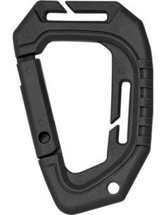 MOSQUETON FIBRA NEGRO TACTICO