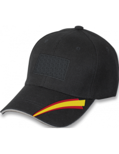 GORRA NEGRA CON VELCRO