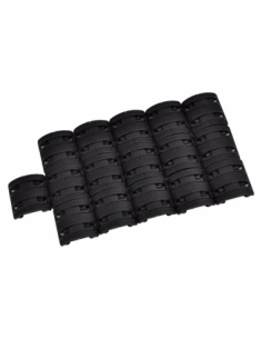 CUBRE RAIL NEGRO PLASTICO...