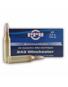 MUNICION METALICA .243 WIN...