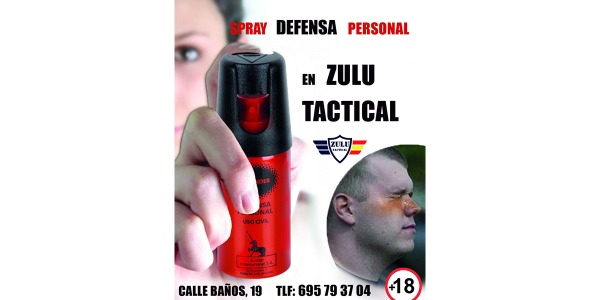 Spray de pimienta para la defensa personal