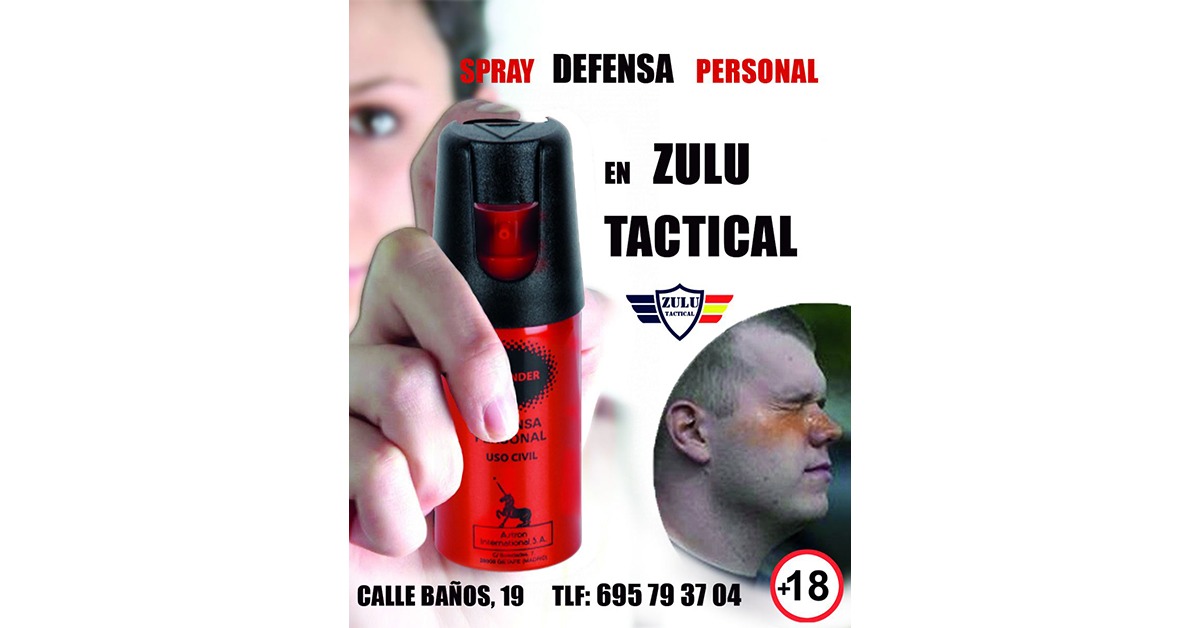 Spray de pimienta para la defensa personal